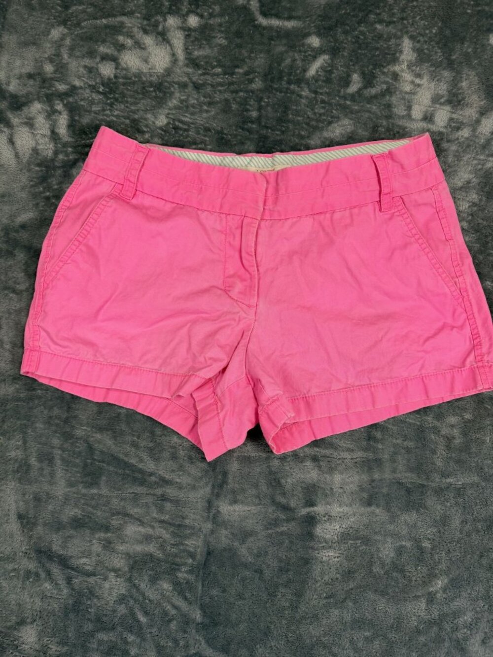 J. Crew Womens Pink Broken-In Chino Shorts Size 6 100% Cotton